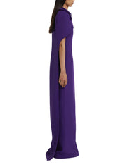 Lennox floral-appliqué maxi dress
