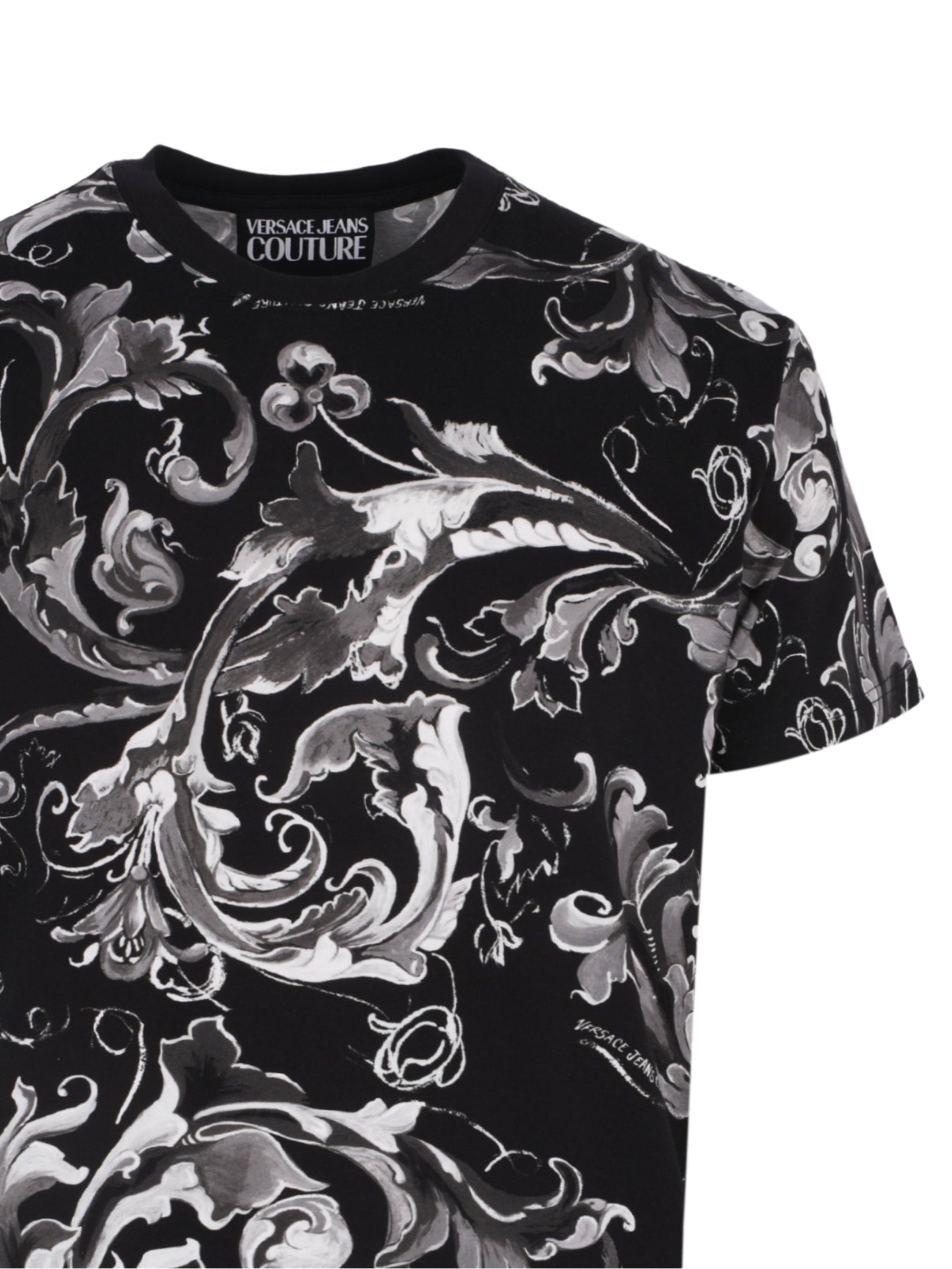 Versace jeans couture baroque print t-shirt