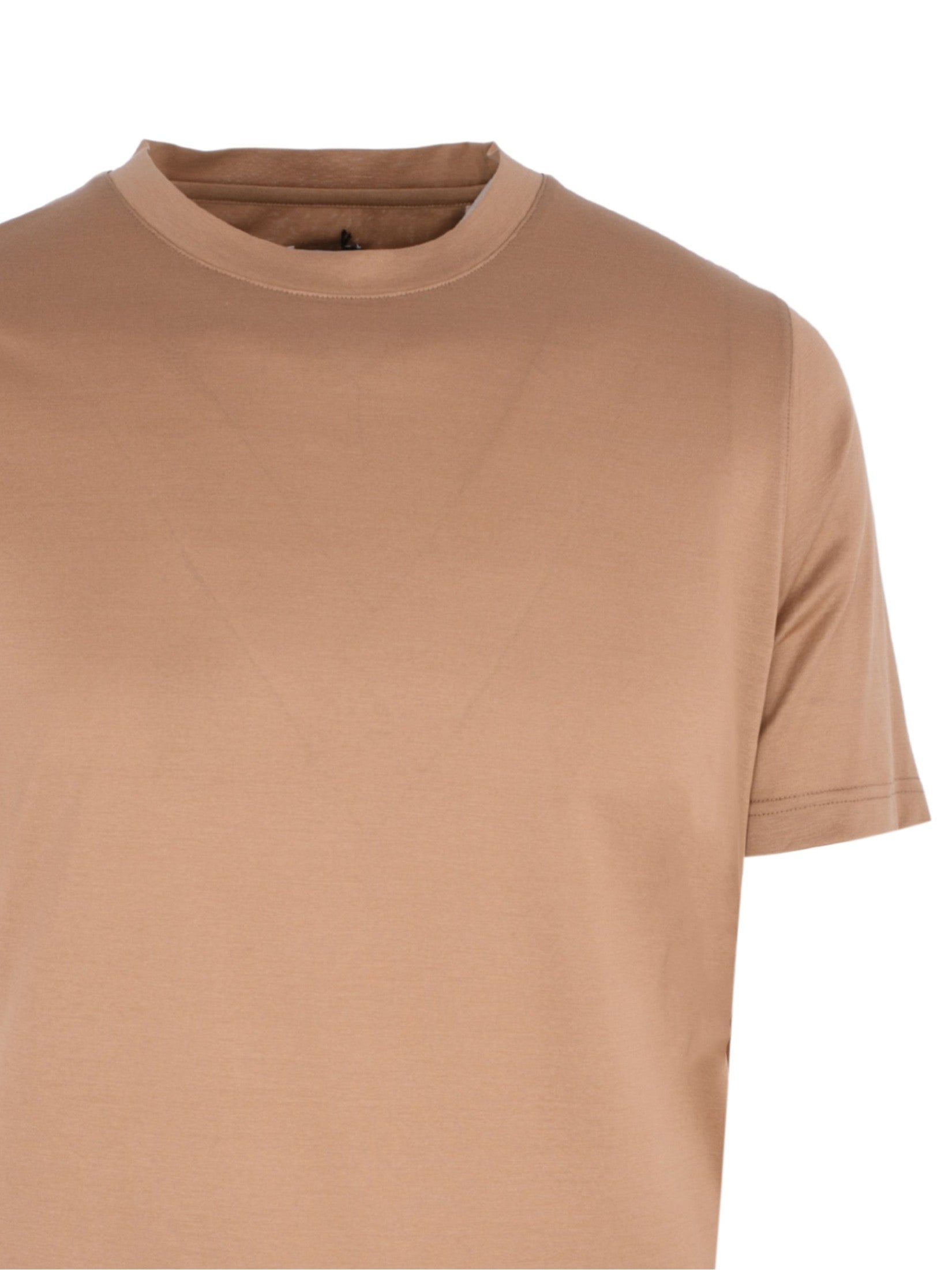 Light brown cotton t-shirt