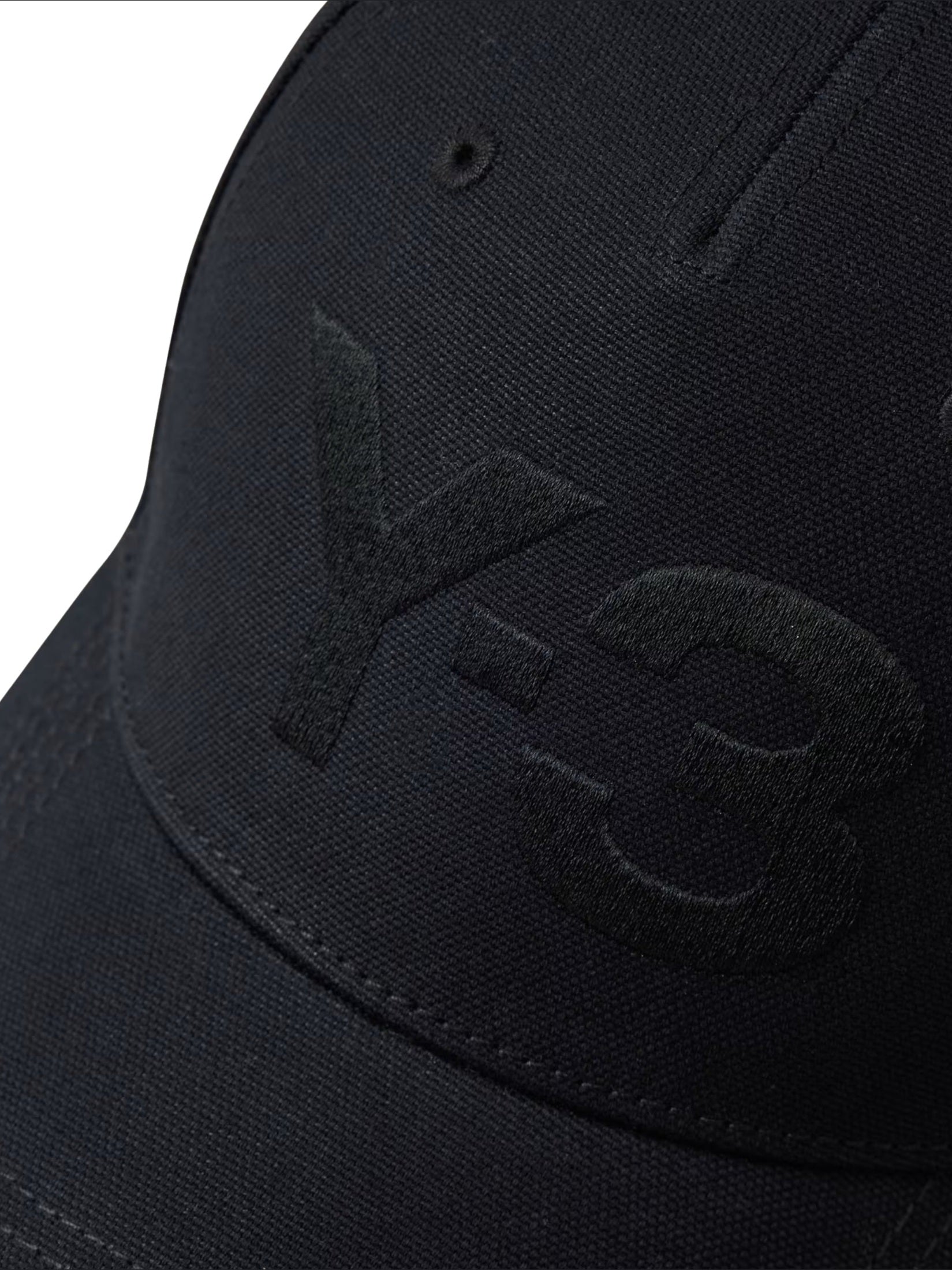 Y-3 logo cap black