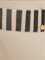 Pesthamal cotton kimono with kutnu trim