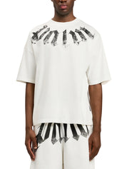 Big neck logo loose t-shirt