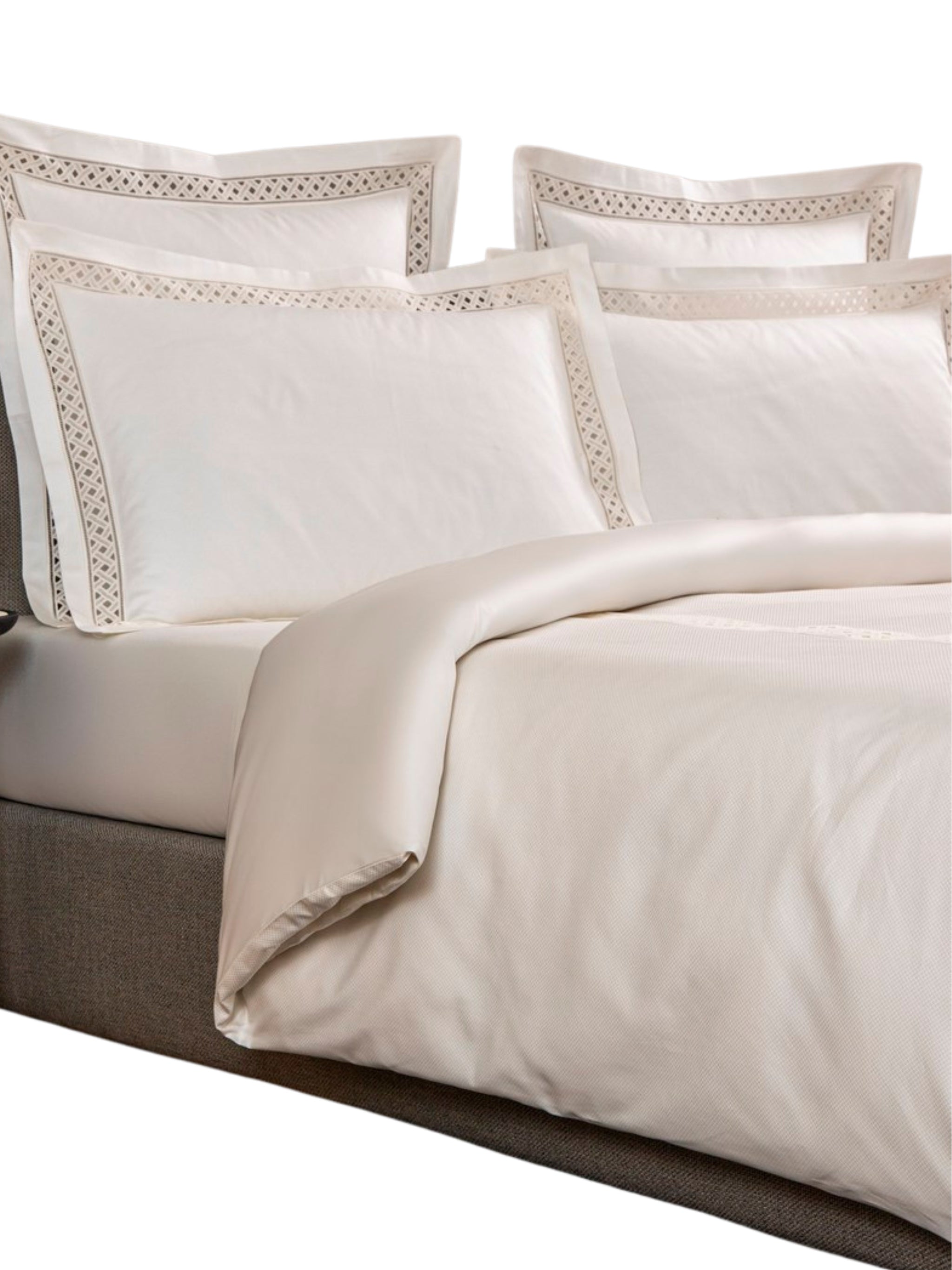 Lozenge lace bedset +2/51x71 20"x28"