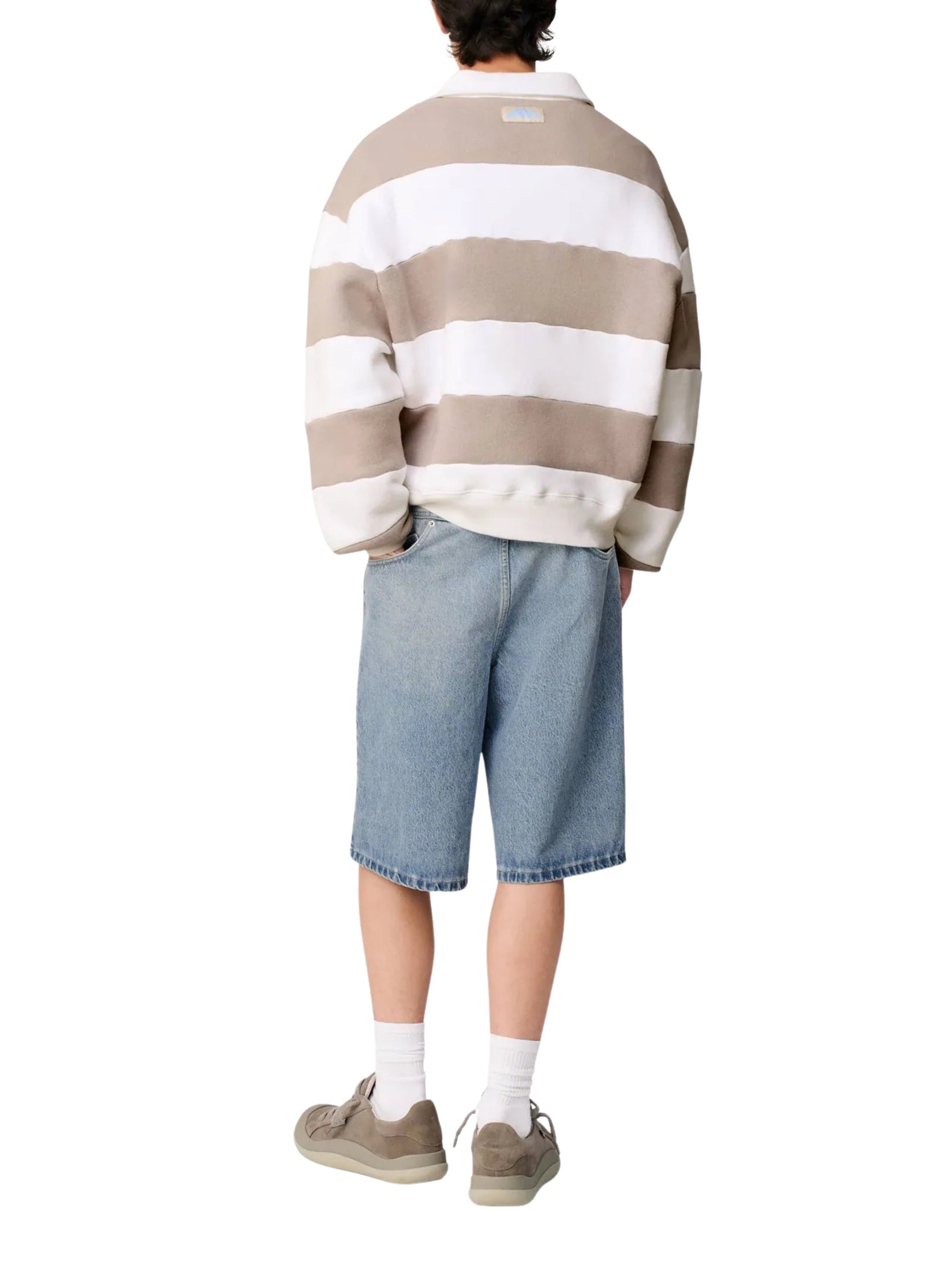 Invert denim shorts