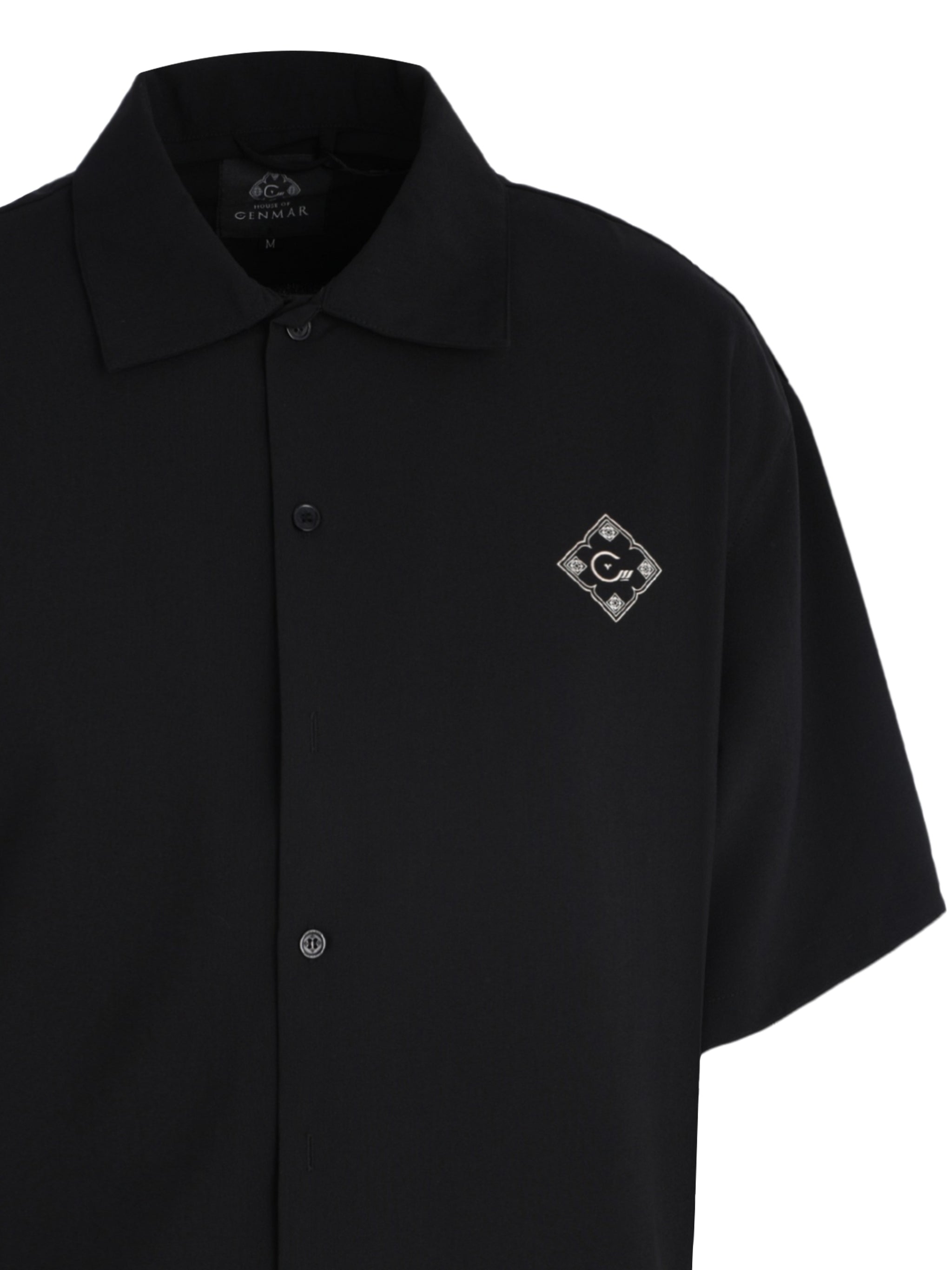 CENMAR BLACK HEAVY COTTON SHIRT