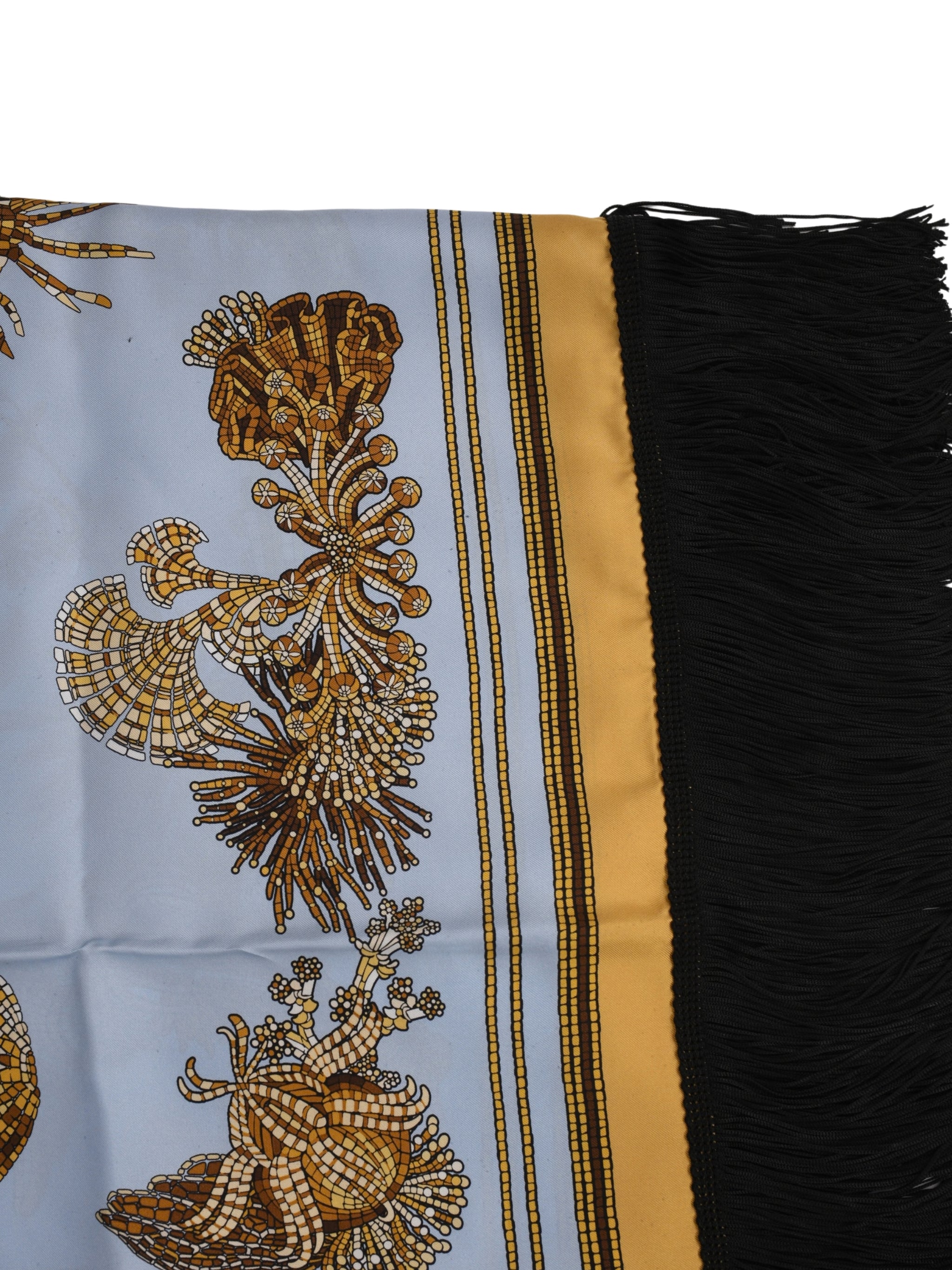 Reversible fringe foulard 90