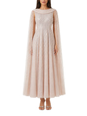 Moonlight sequin ankle gown