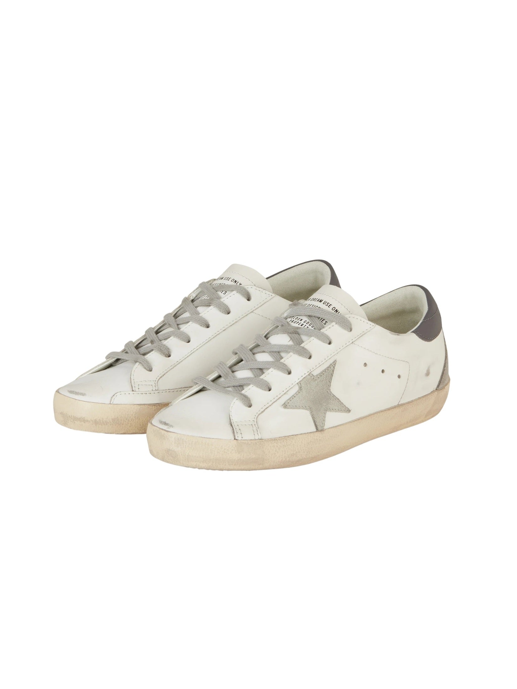 Super star leather upper and heel suede star and spur