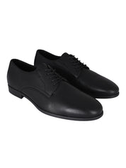 Lace up tumb.leat. black