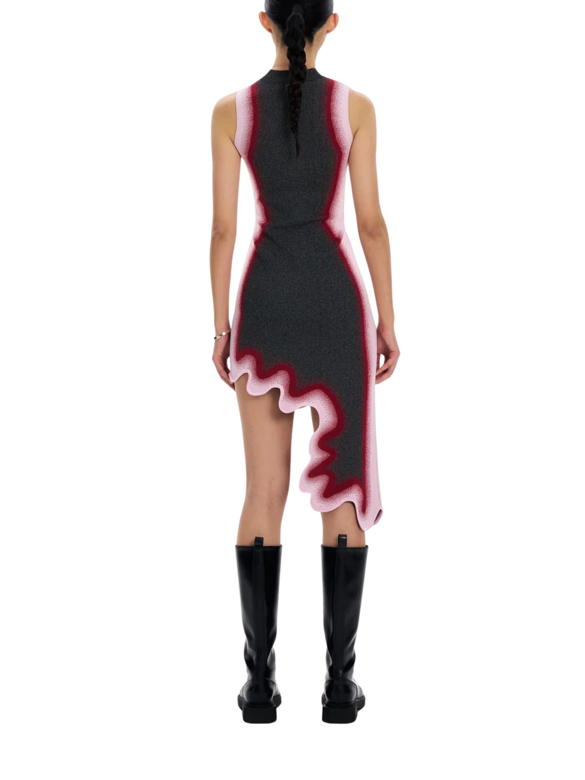 HAILEY REFLECTIVE WAVY DRESS
