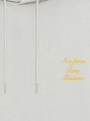 Le hoodie slogan calligraphy