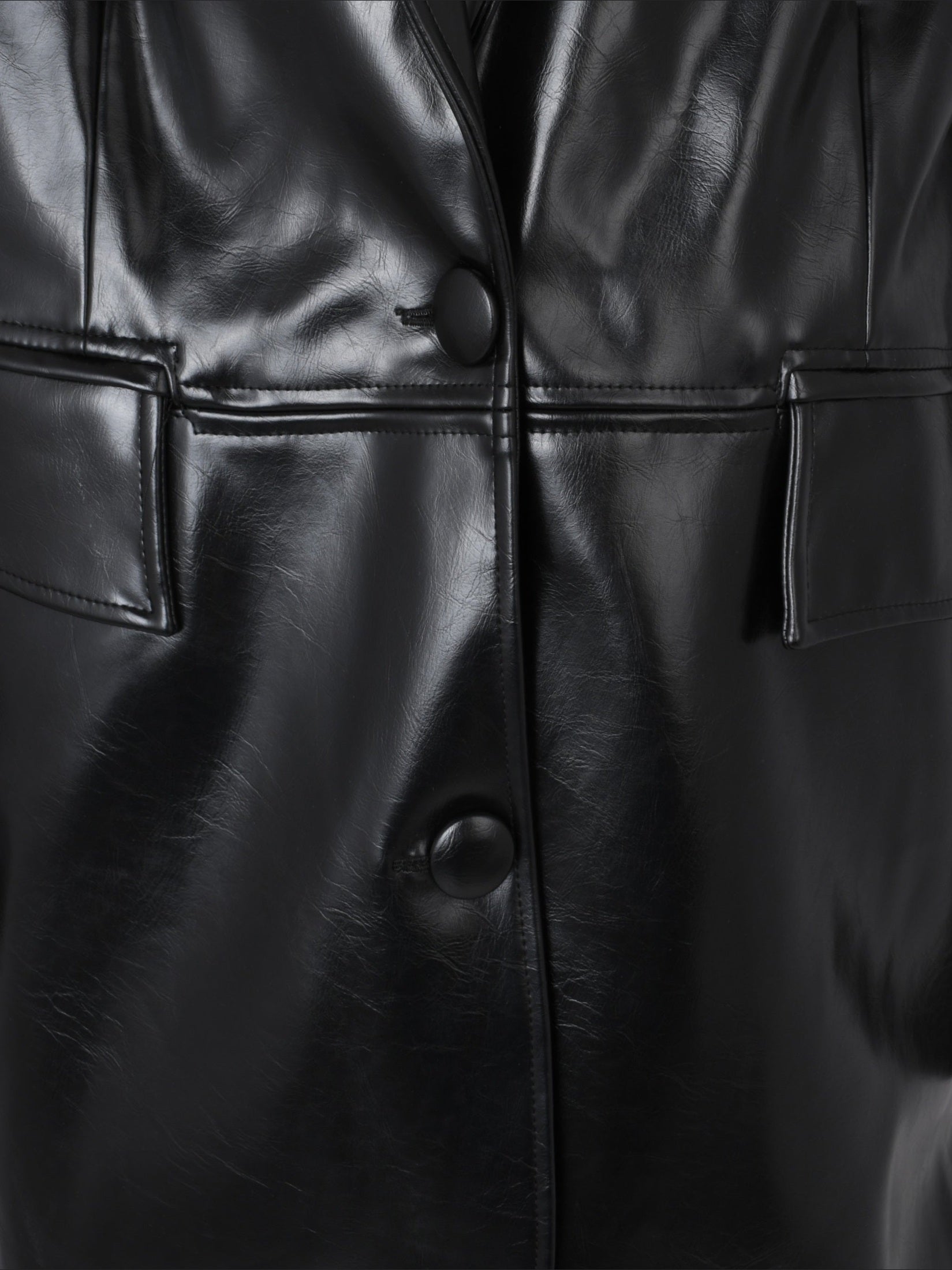 Black leather jacket