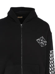 EXIT SOCIETY ZIPPED HOODIE