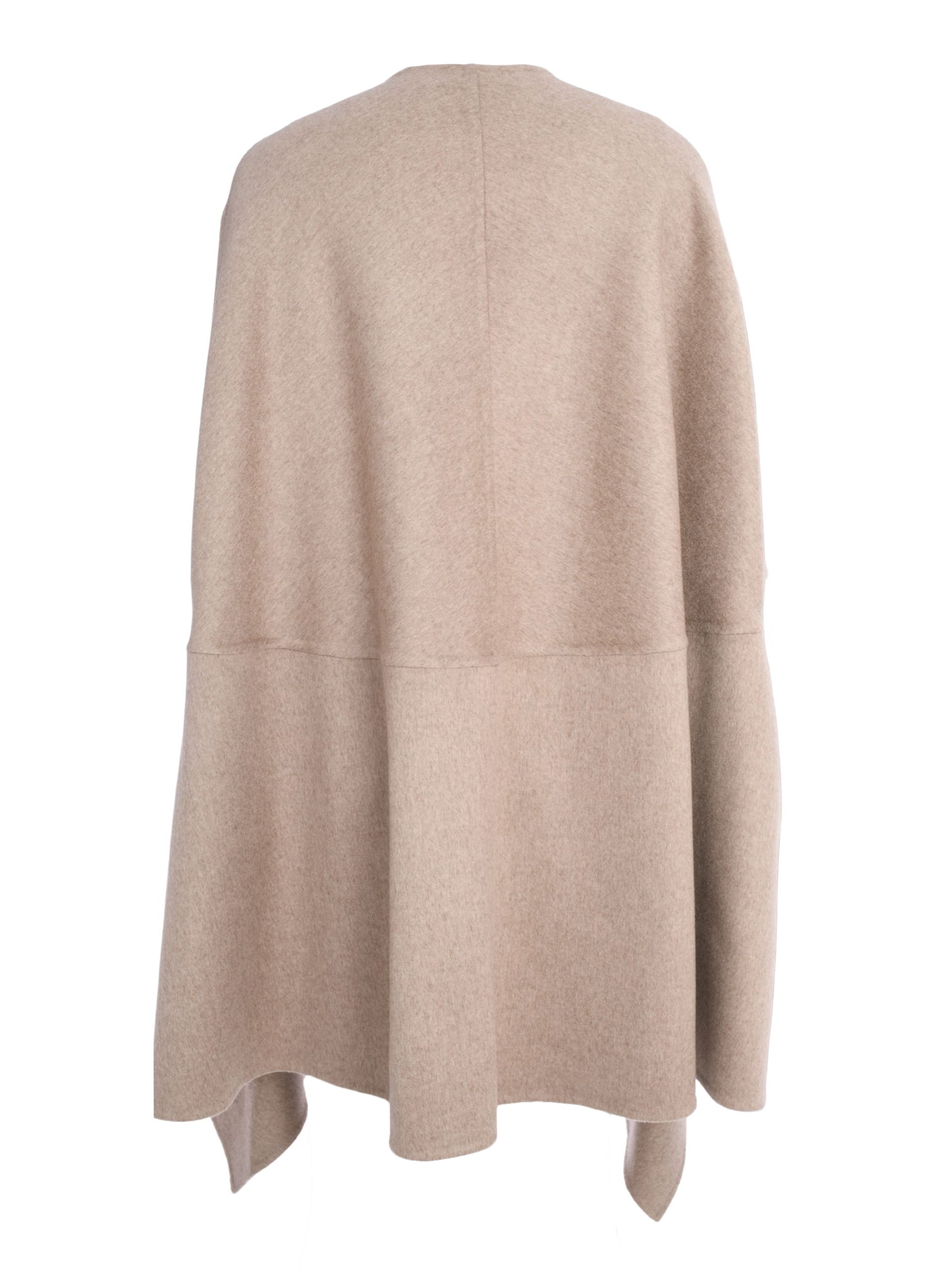 CASHMERE DOUBLE CAPE WITH PEPITA DETAIL