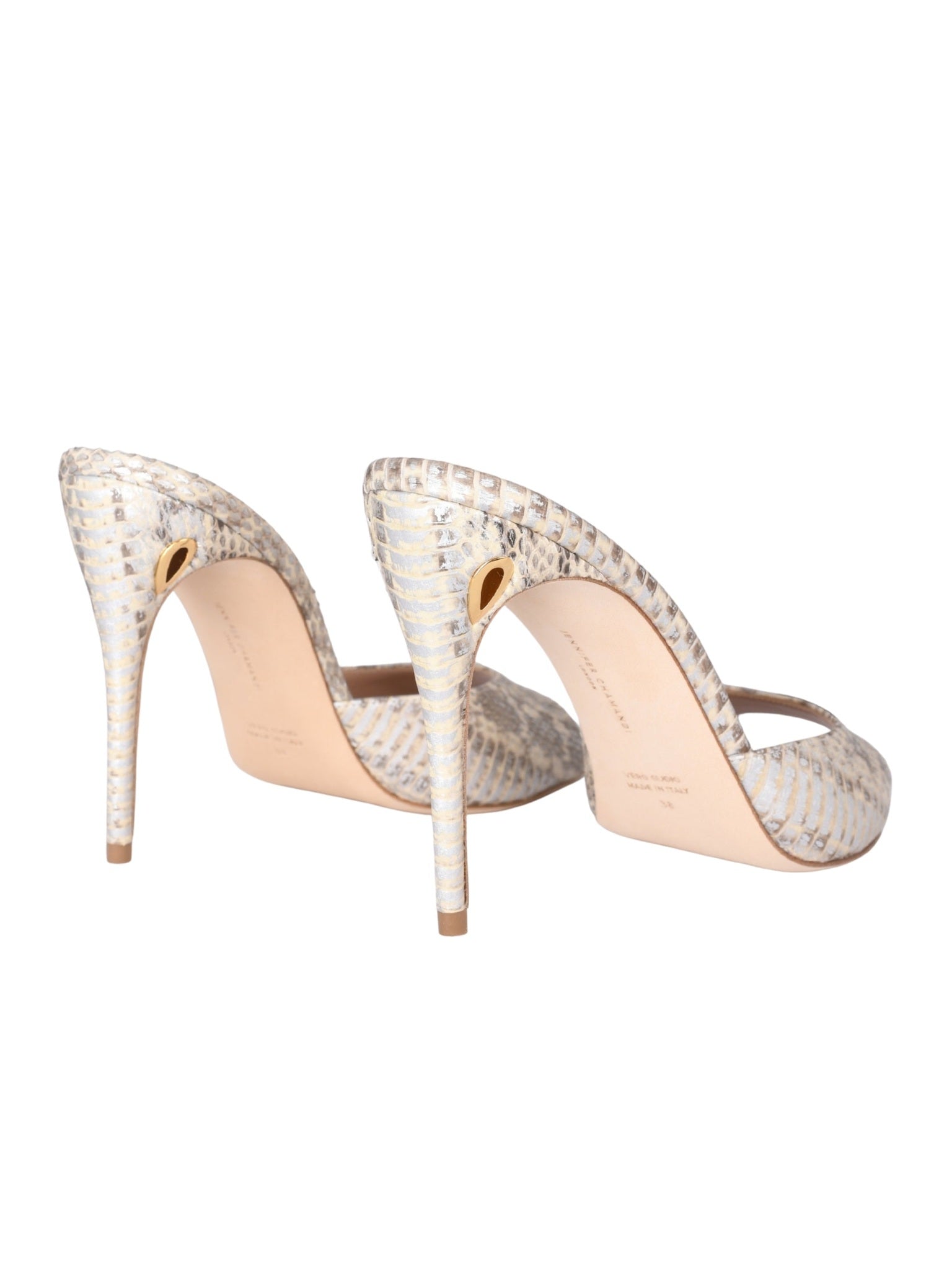 Guido 105 open-toe mule 105mm heel