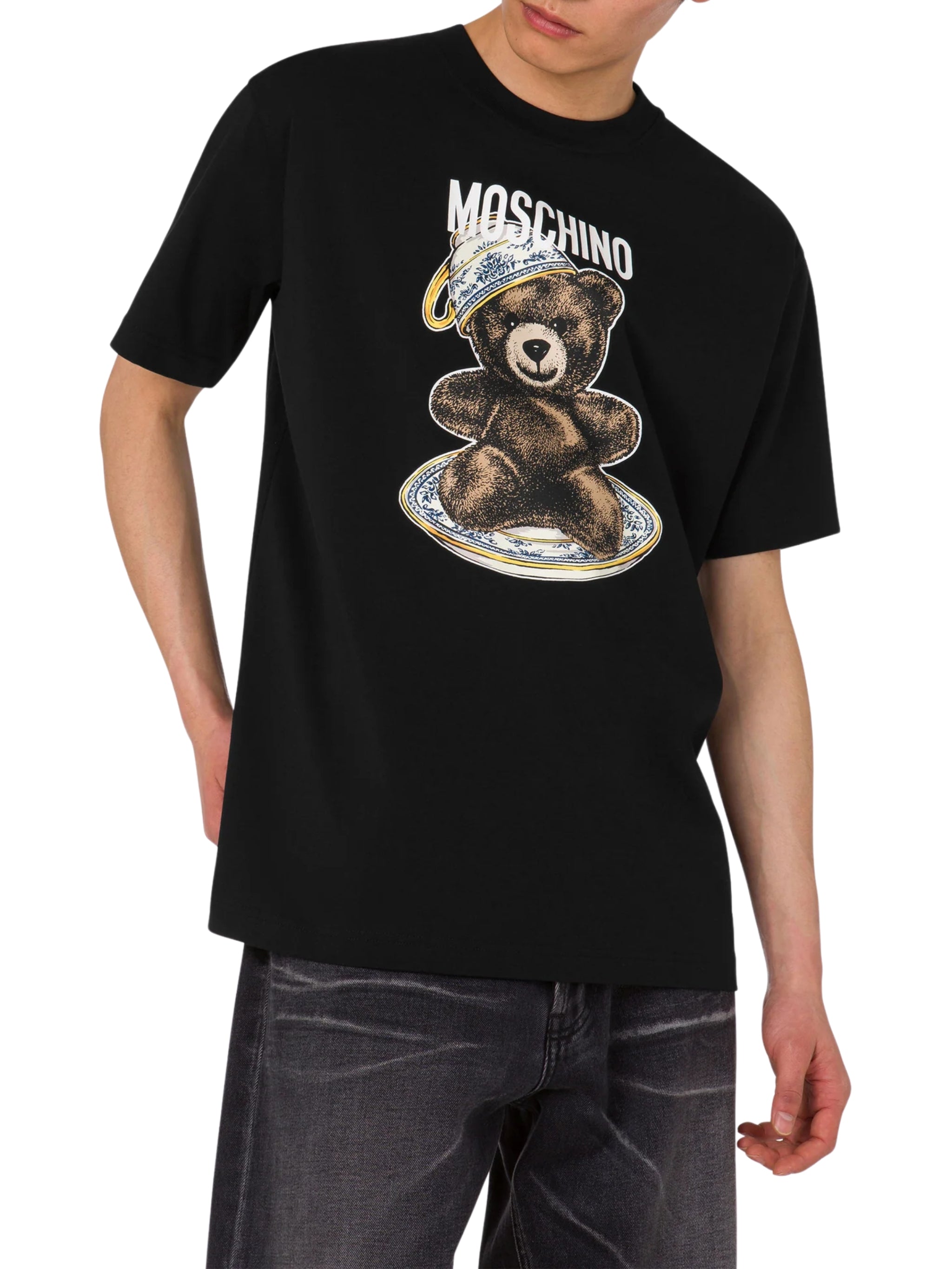 Teddy-print T-shirt
