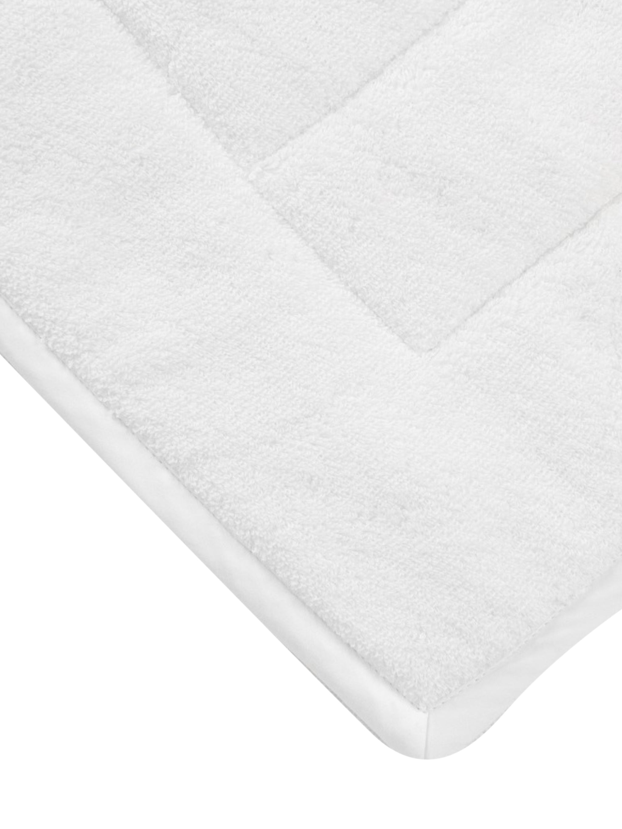 Plush bath mat