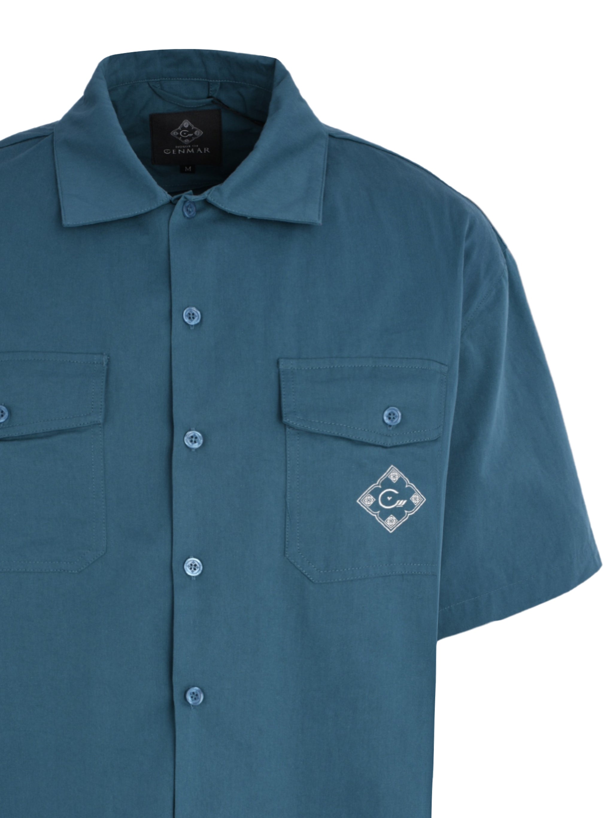 CENMAR GREEN FRONT POCKET SHIRT