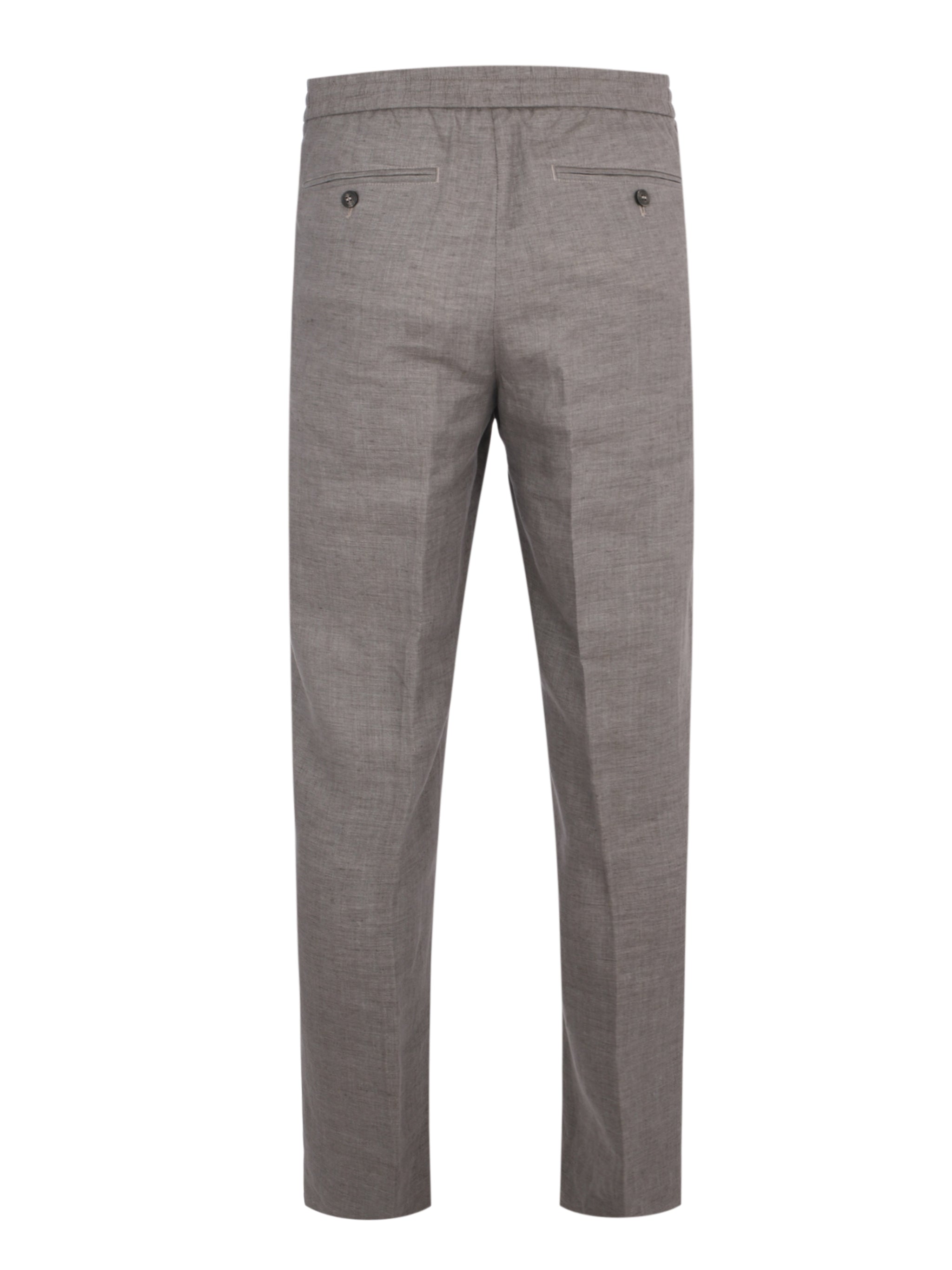 Linen drawcord pants