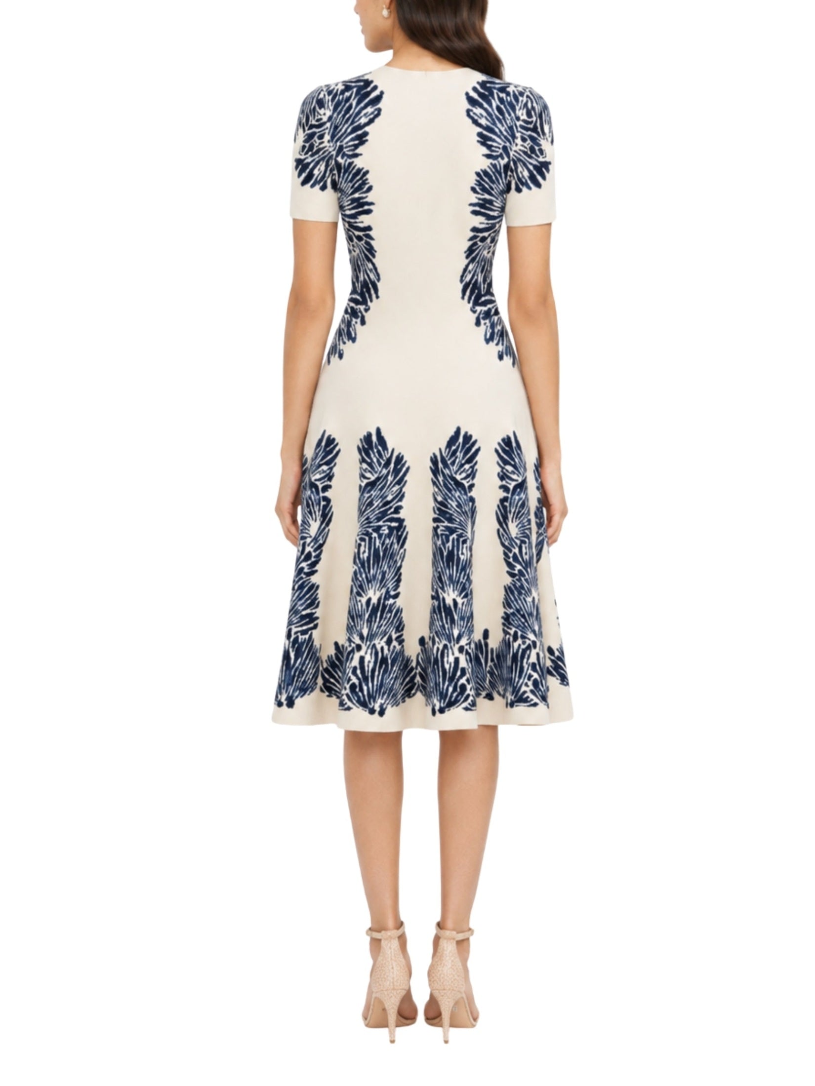 Sofie ss jacquard knit dress