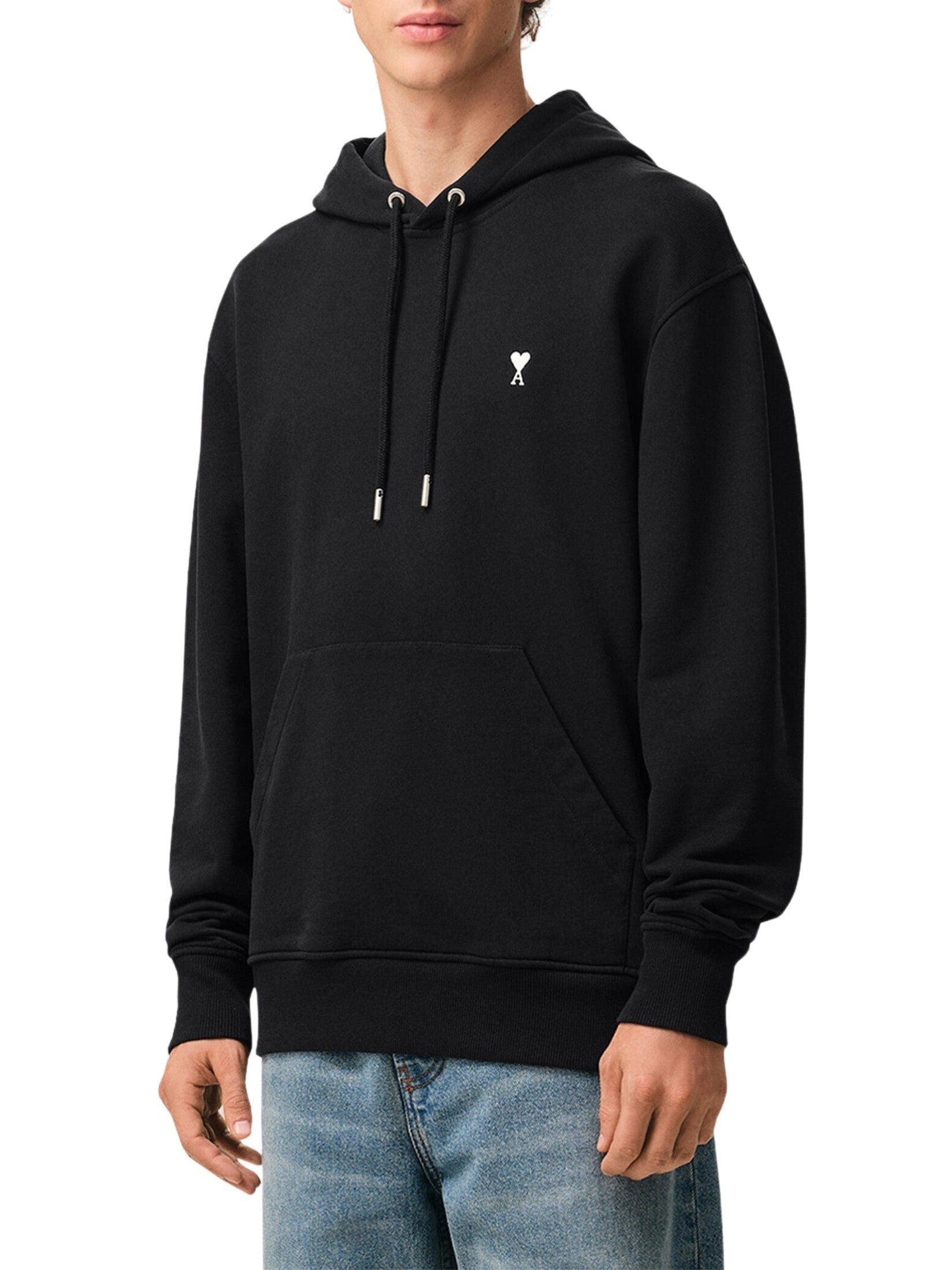 Hoodie with contrasted ami de coeur