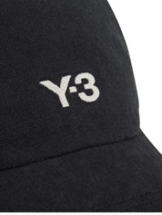 Y-3 DAD CAP BLACK