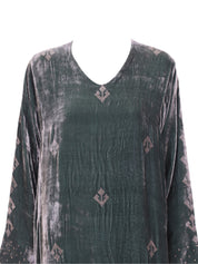 Velvet a line kaftan