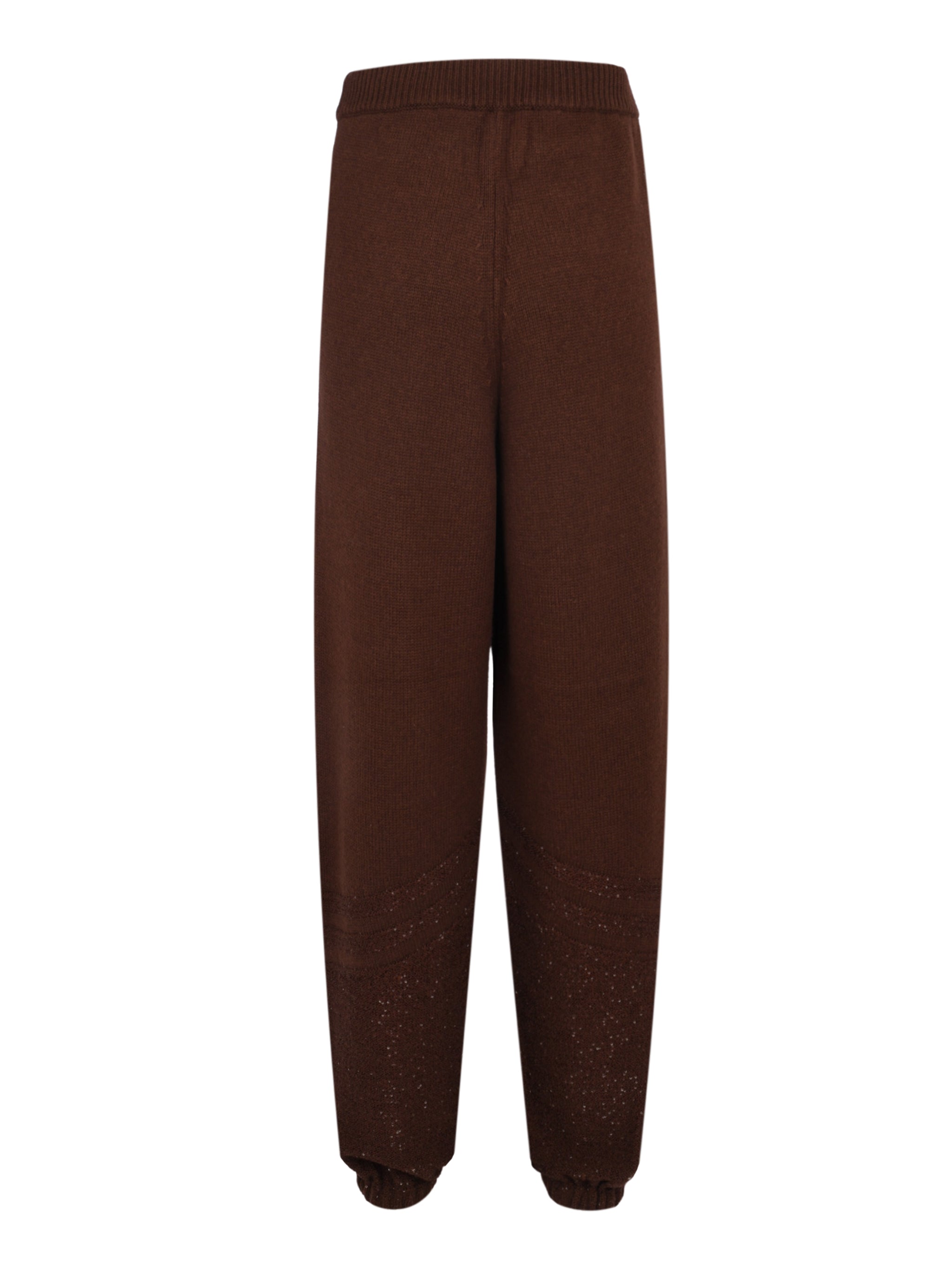 PLATINUM OVERSIZE JOGGING TROUSERS SEQUIN GEOMETRIC INTARSI