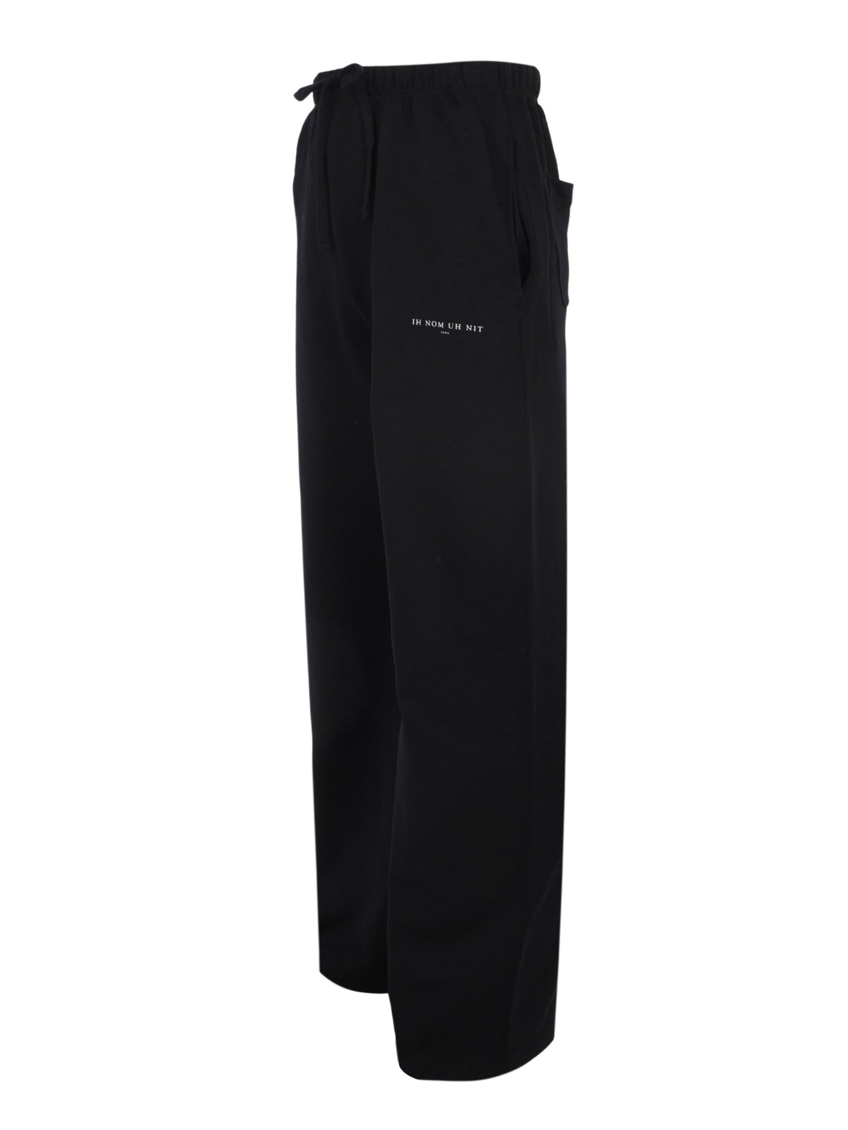 Wide sweatpants small logo