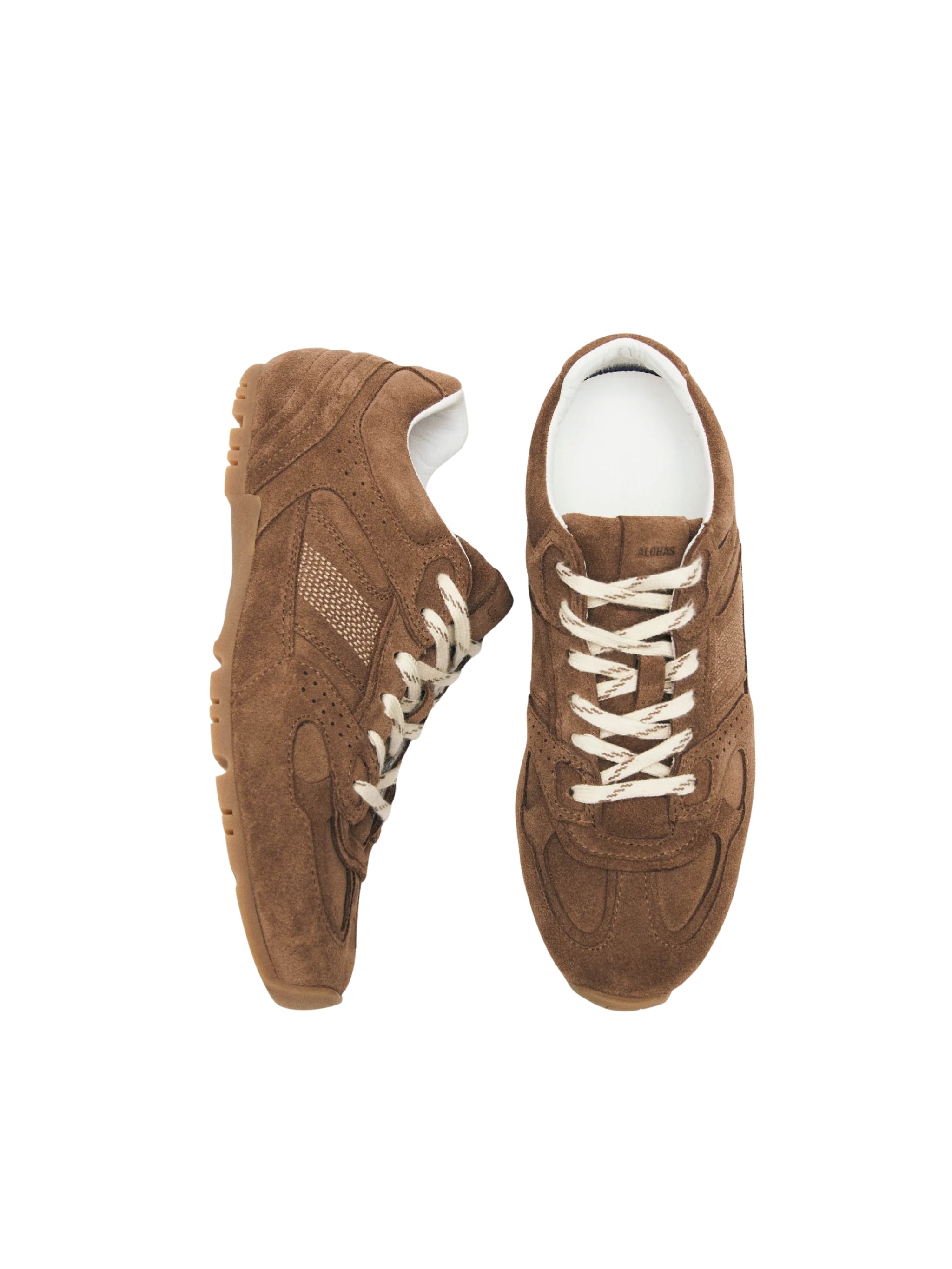 TB.56 SUEDE BROWN LEATHER SNEAKERS