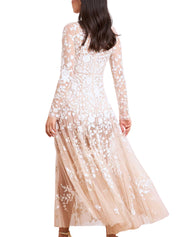 ROSA SHEER ANKLE GOWN