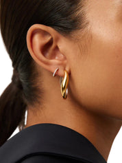 SAVI SIGNATURE LARGE HOOP EARRINGSS