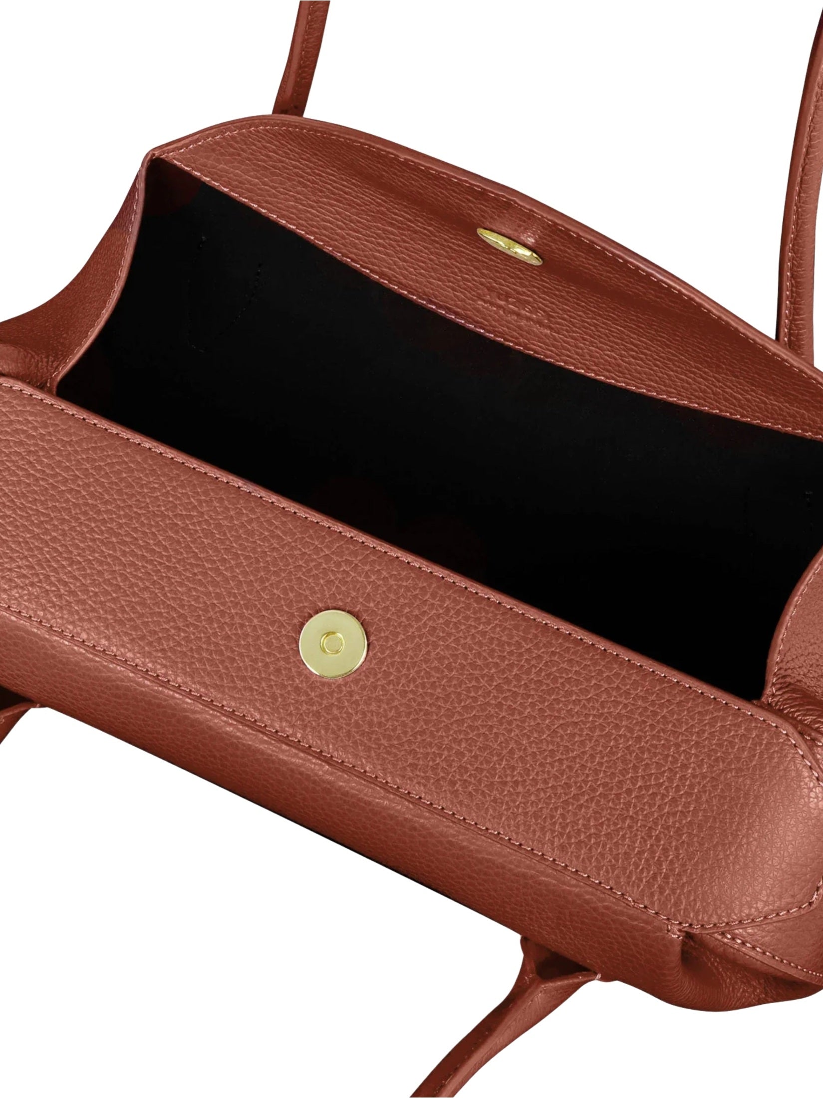 Oyster shoulder bag pebble grain leather
