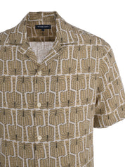 ROBERTO PALMEIRA PRINTED LINEN S/L Shirts