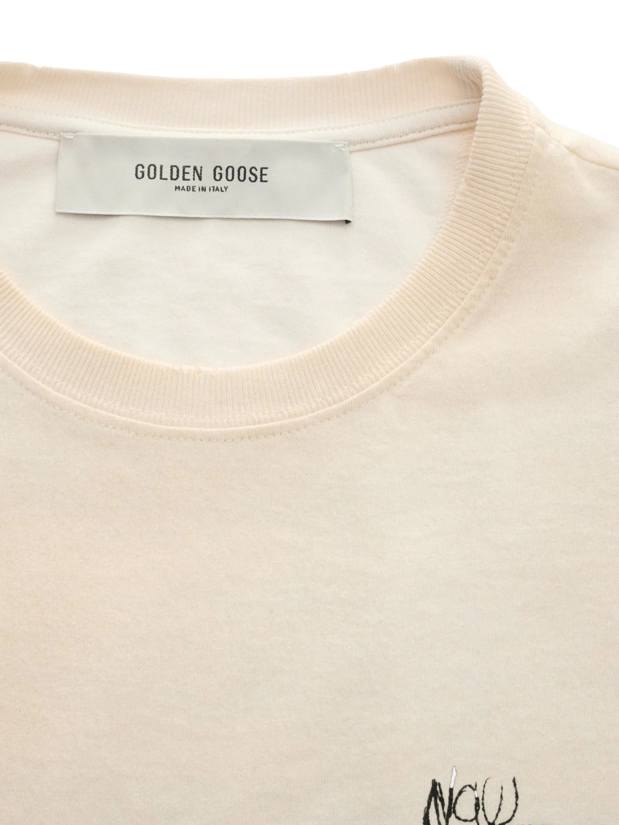 JOURNEY M'S T-SHIRT REGULAR GAUZE COTTON JERSEY VINTAGE TREATMENT WITH PRINT