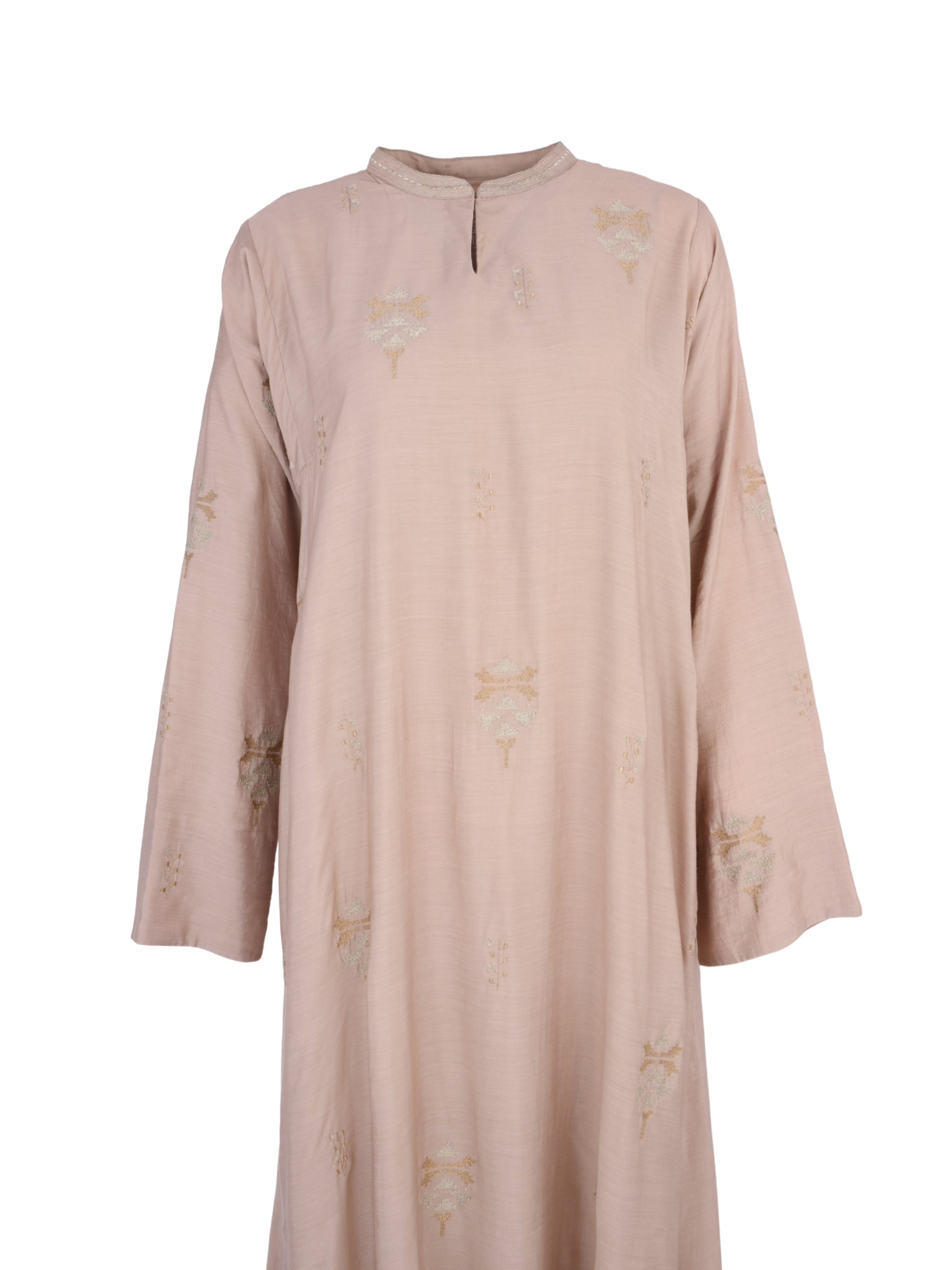 A line silk-cotton kaftan