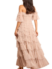 AVIANA OFF-SHOULDER GOWN