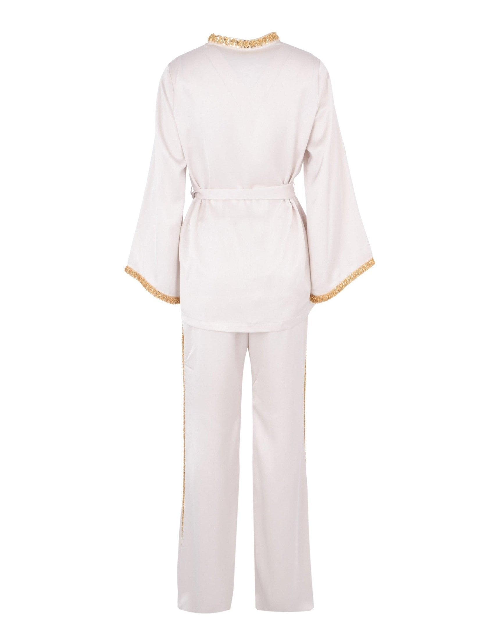 Samar pants set white