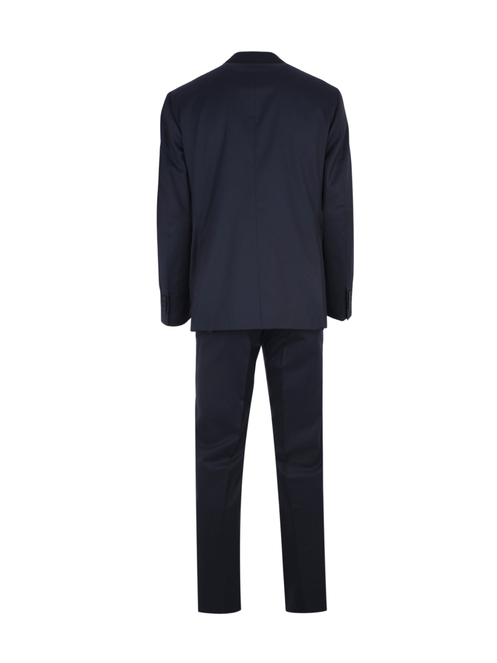 Vicenza Suit In Pure Wool Navy Blue