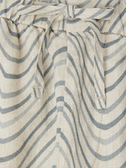 Felipe linen short fibra print