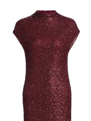 Zaria cowl neck midi dress