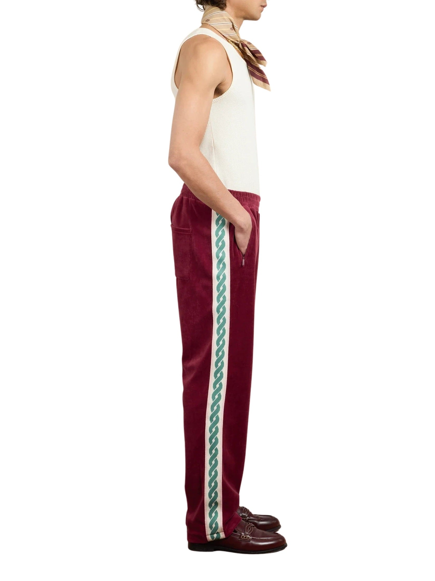 Le pantalon survetement velours
