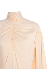 CAPE LOOK BONE DRESS