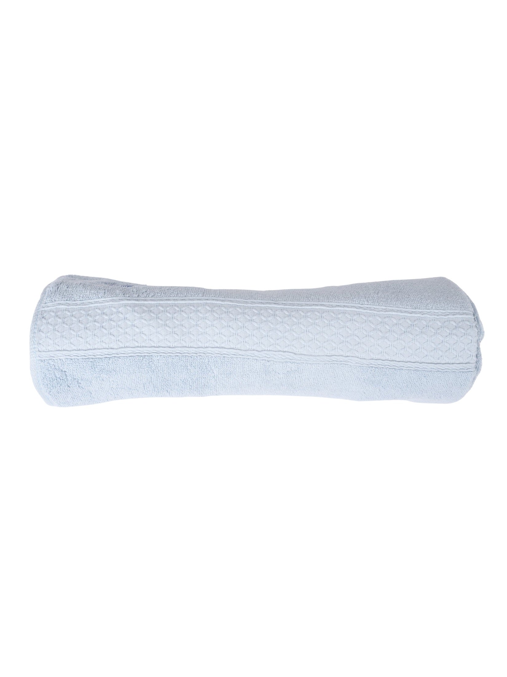 Baby blue hajruss towel