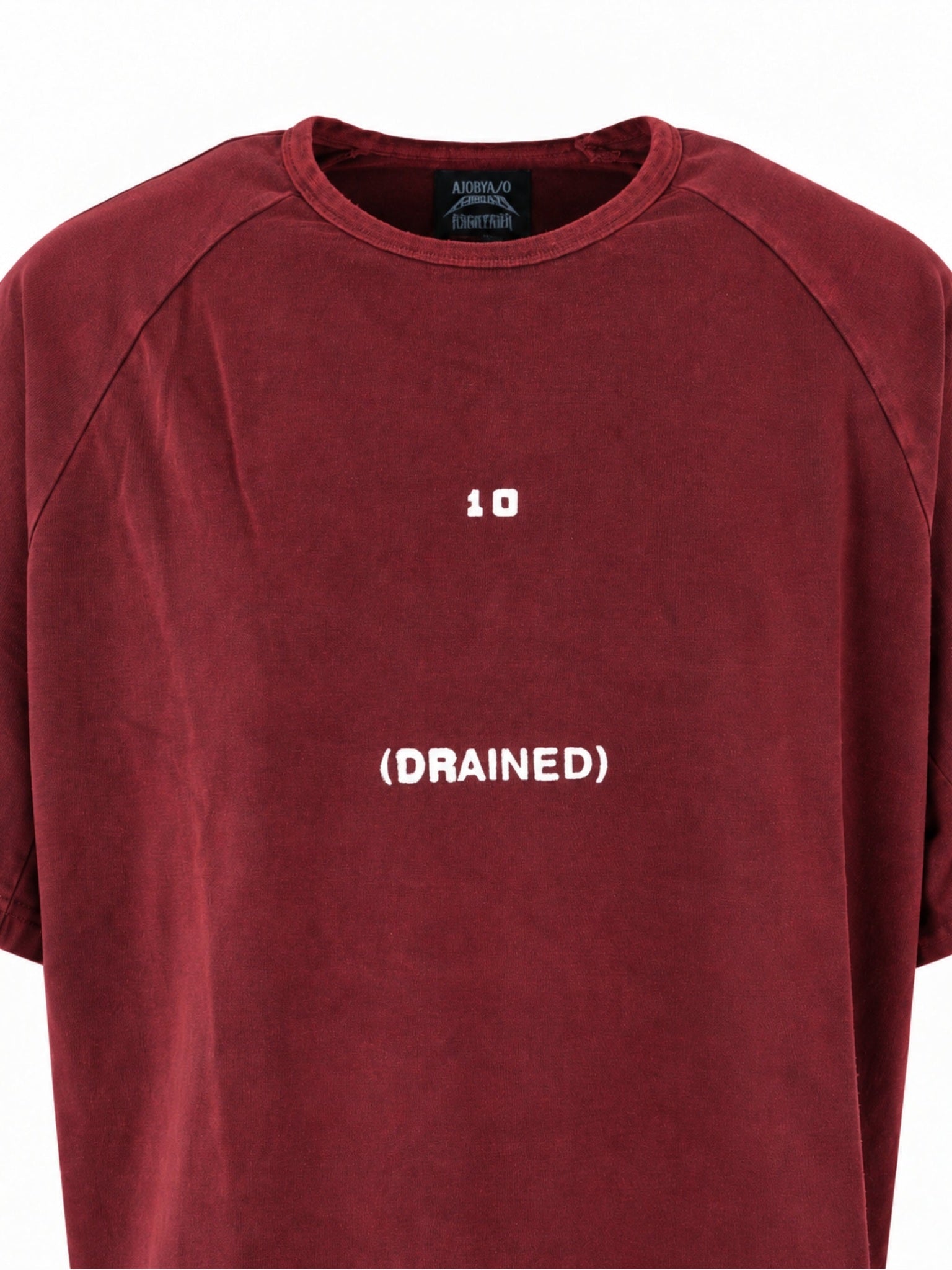 The me decade sculpted raglan t-shirt