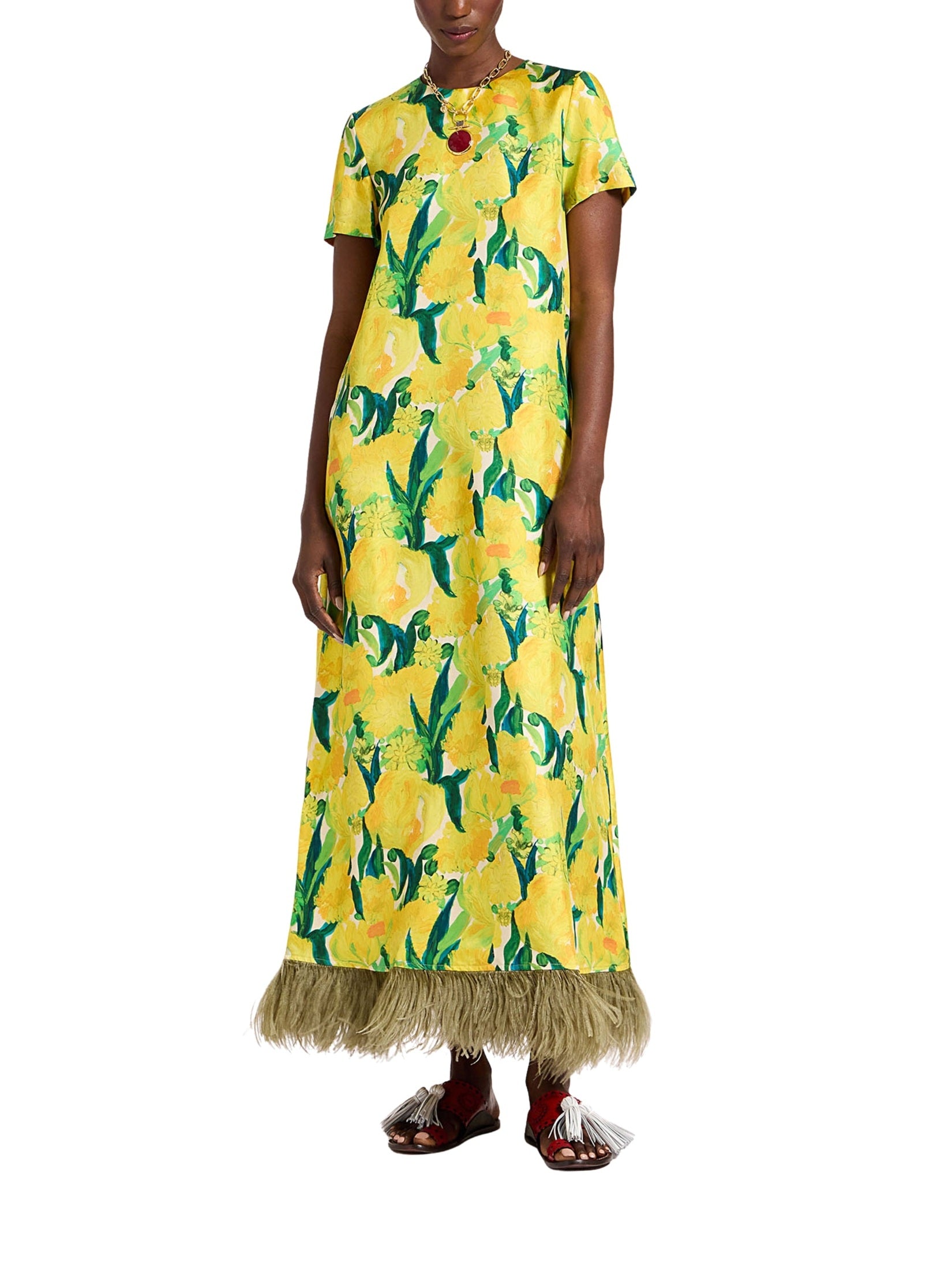 Swing dress (with feathers)
