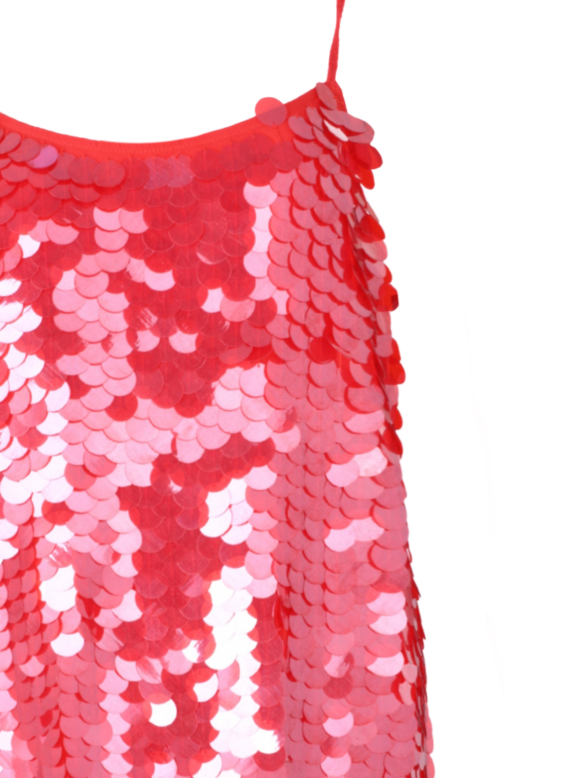 MOHAIR MERINO WOOL TANK TOP WITH SEQUIN FRONT