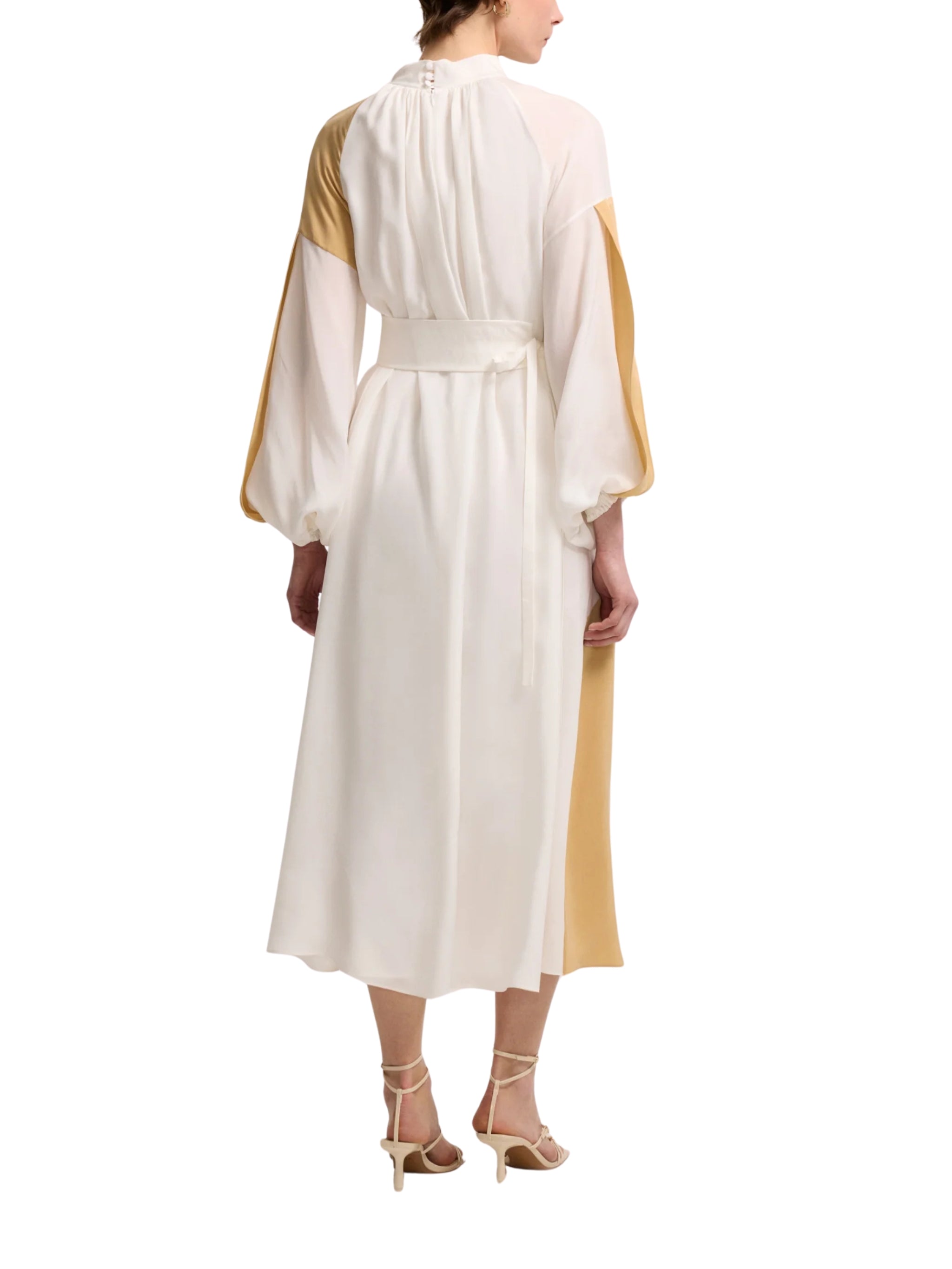 CUPRO TWO-TONE DRESS