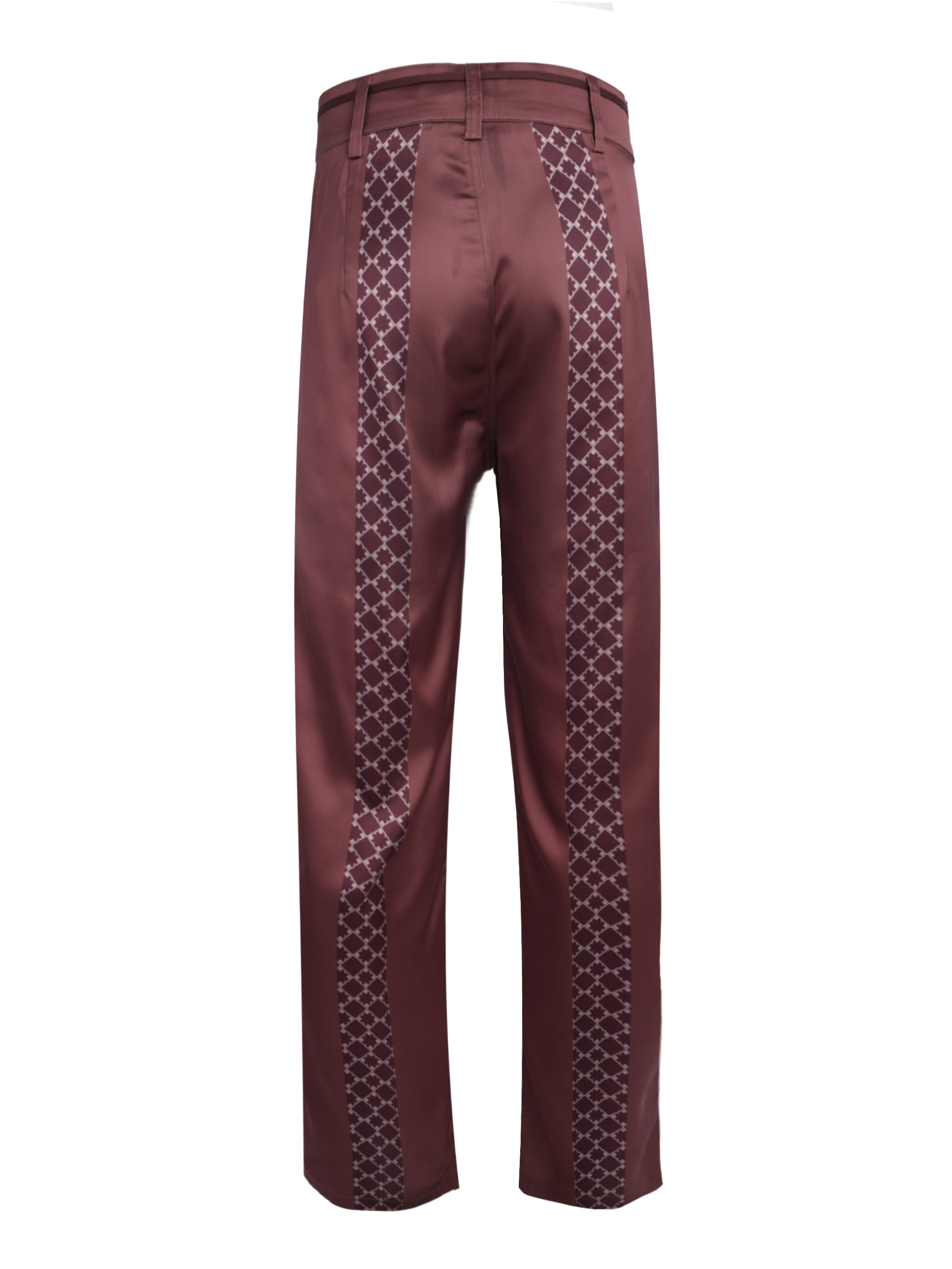CENMAR BROWN PATTERN PRINTED PANTS