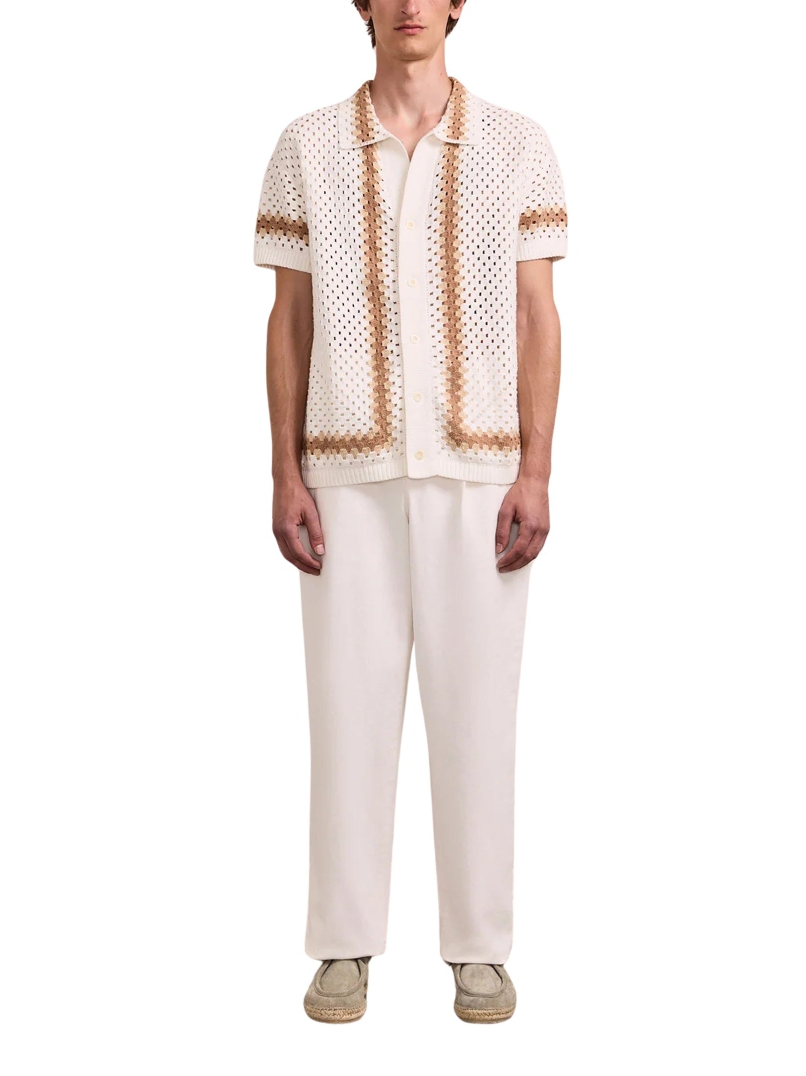 Pinto cotton ss crochet cardigan